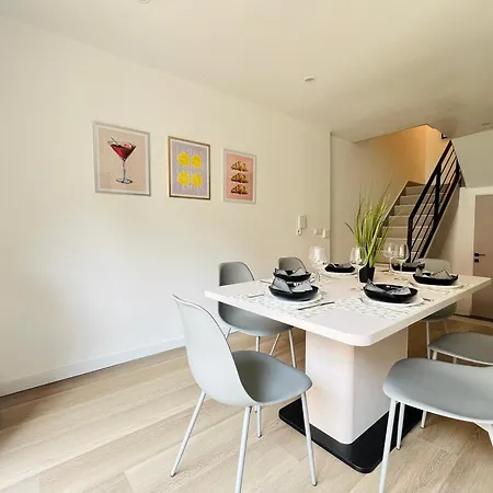 Duplex 3 - Jardin - Terrasse - Parking Au Pied Du Duplex 아파트 리에주