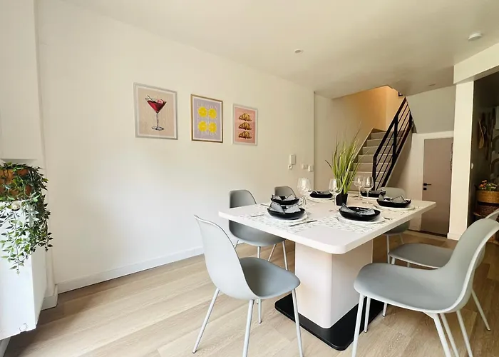 Duplex 3 - Jardin - Terrasse - Parking Au Pied Du Duplex Apartamento Lieja